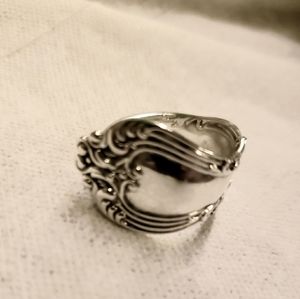 Handmade  Silver Spoon Ring